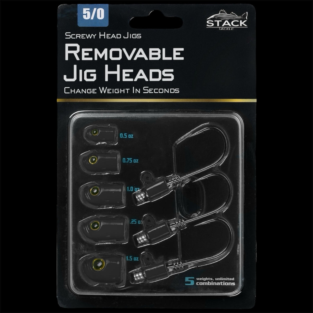 Stack Tackle Screwy Head Jigs