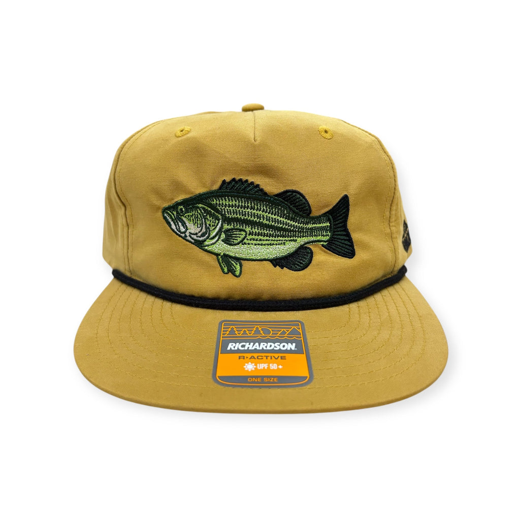 Largemouth Bass Hat - Vintage Rope Snapback