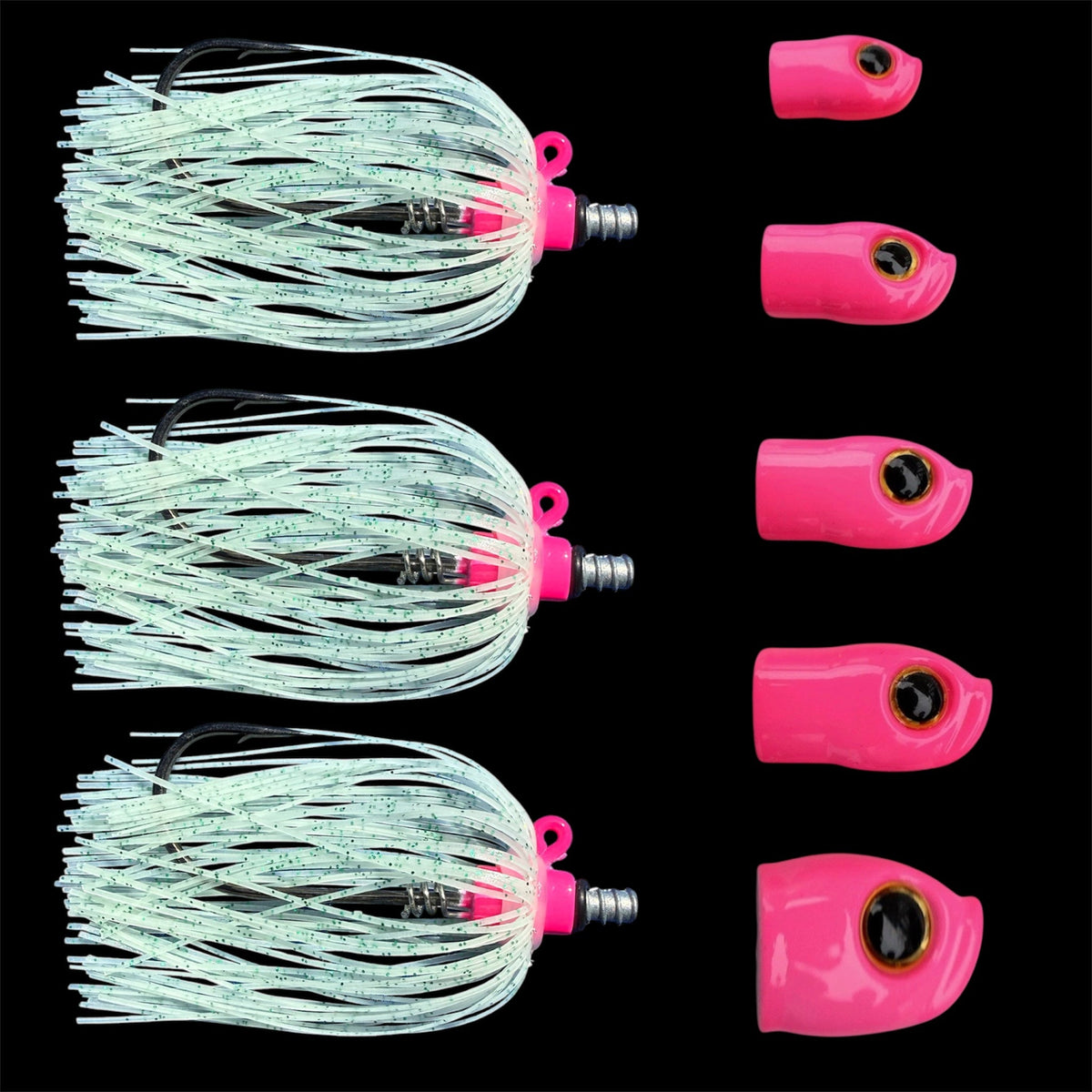 Stack Tackle Skirted Screwy Head Jigs