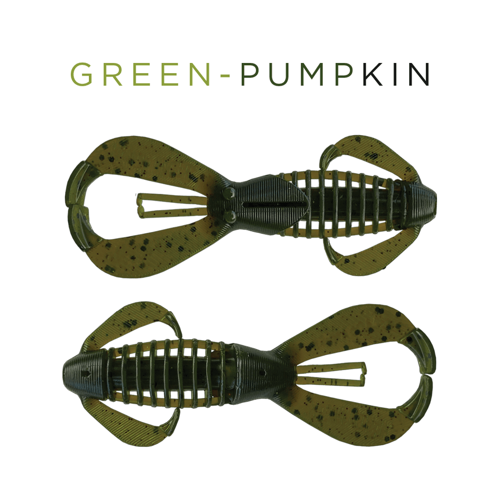 Headbanger BangerBug 3" - Green Pumpkin - Lowwater Field Co.