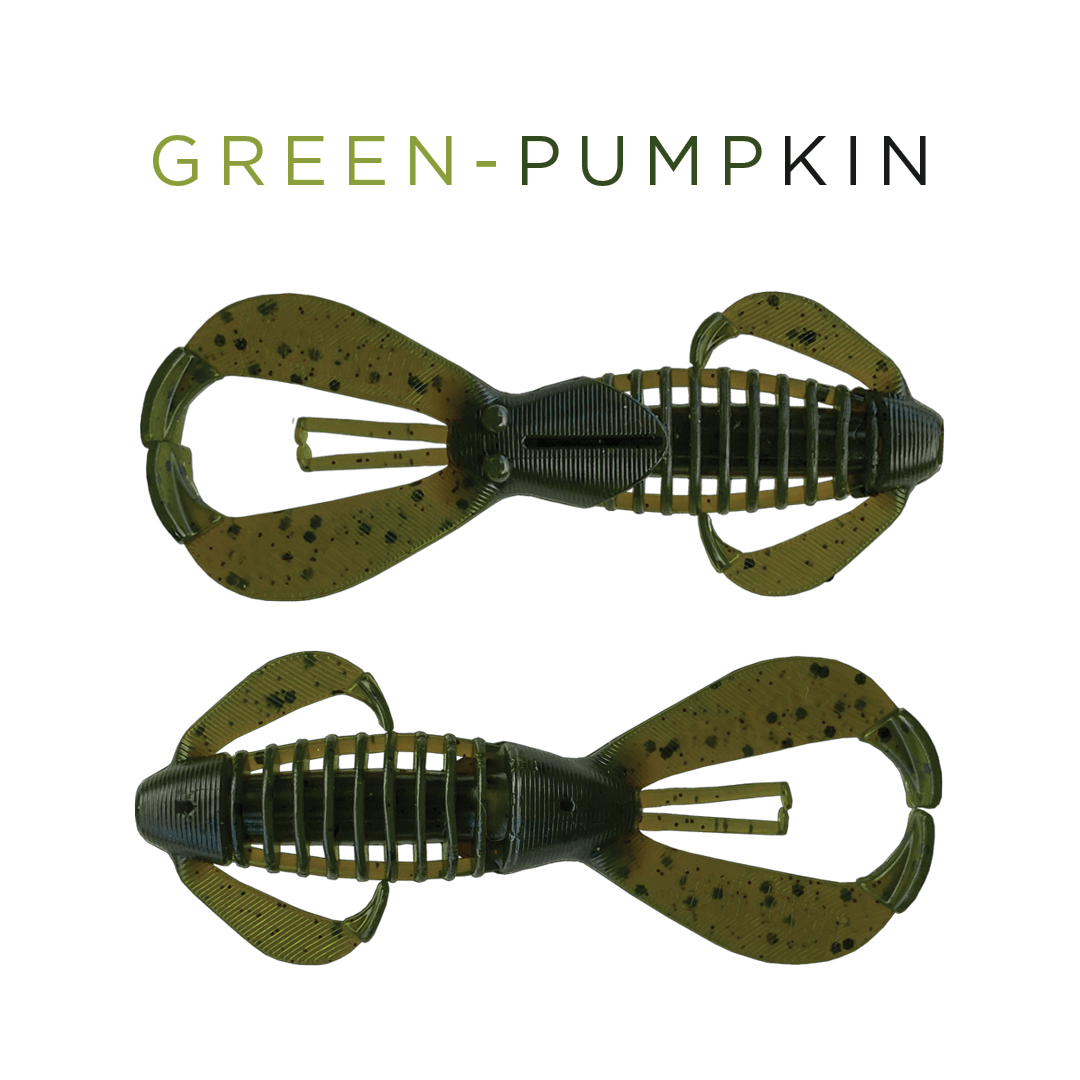 Headbanger BangerBug 3" - Green Pumpkin - Lowwater Field Co.