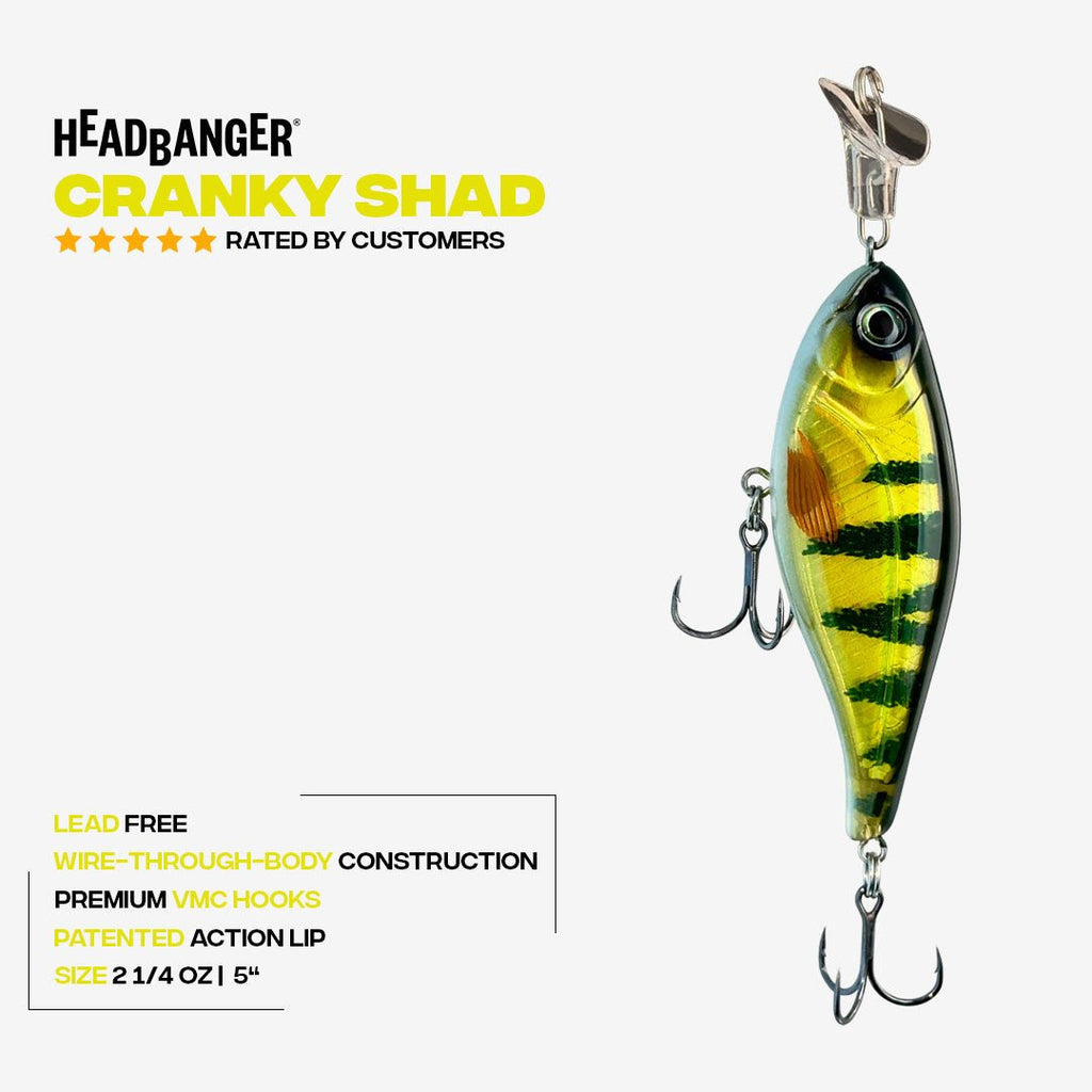 Headbanger Cranky Shad 5" - Lowwater Field Co.