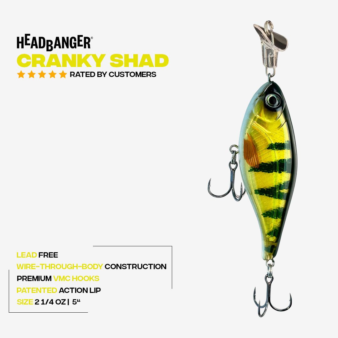 Headbanger Cranky Shad 5" - Lowwater Field Co.