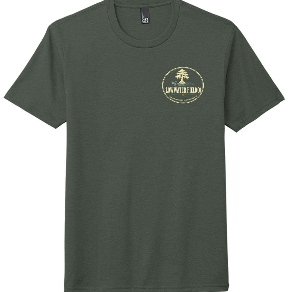 Heathered Forest Green - DM130 - FRONT
